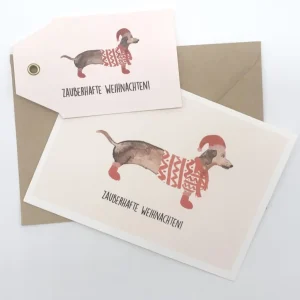 Geschenkkarte & Geschenkanhänger "Zauberhafte Weihnachten"