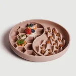 Schleckmatte-Yin & Yang rosa für Hunde