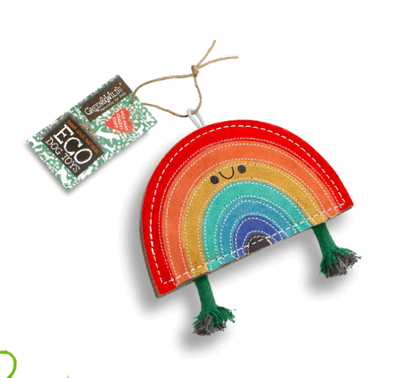 Rainbow Warrior, Eco Dog Toy von Green & Wild`s